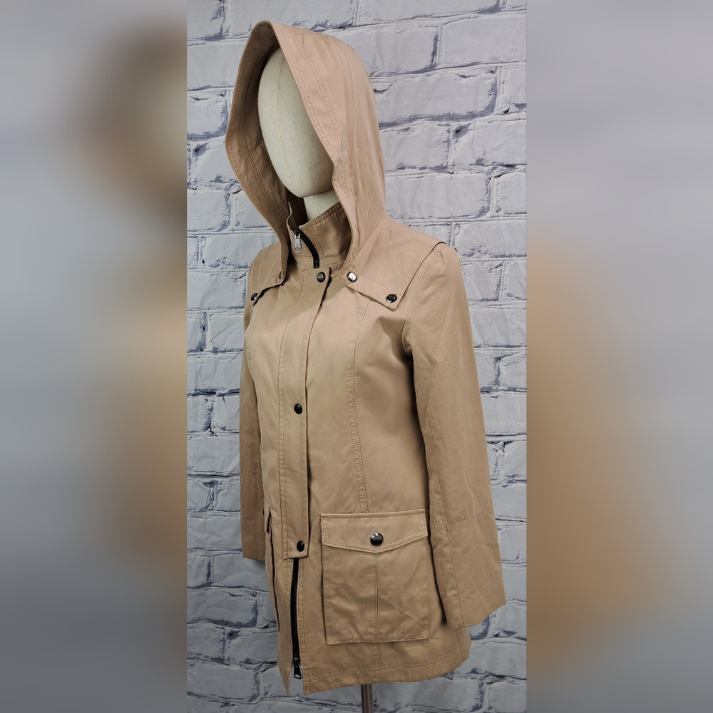 Soia & Kyo Women's Jacket Coat Anorak Removable Hoodie Lined Size XS - Picture 10 of 16